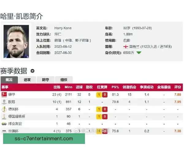 聚焦凯恩欧联杯状态评估解析其关键表现与球队影响与战术价值前景展望